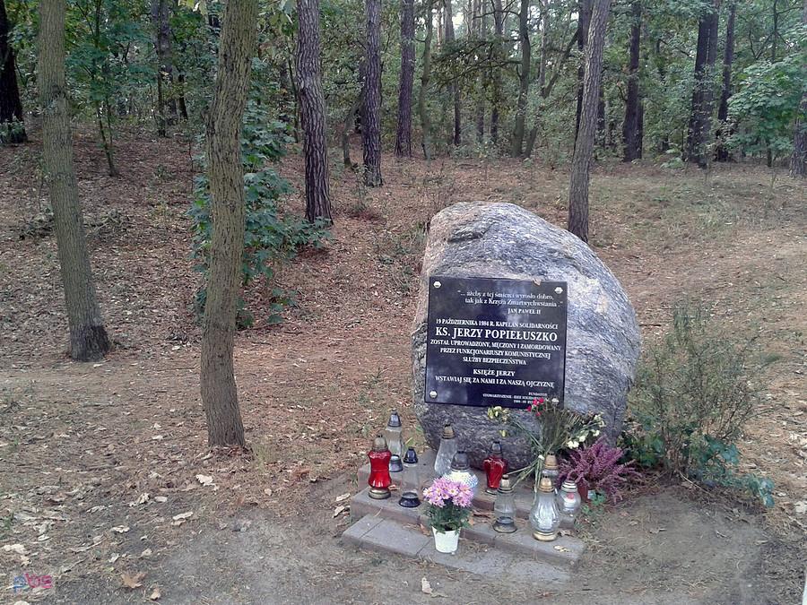 Miejsce zamordowania ks. Jerzego Popiełuszki