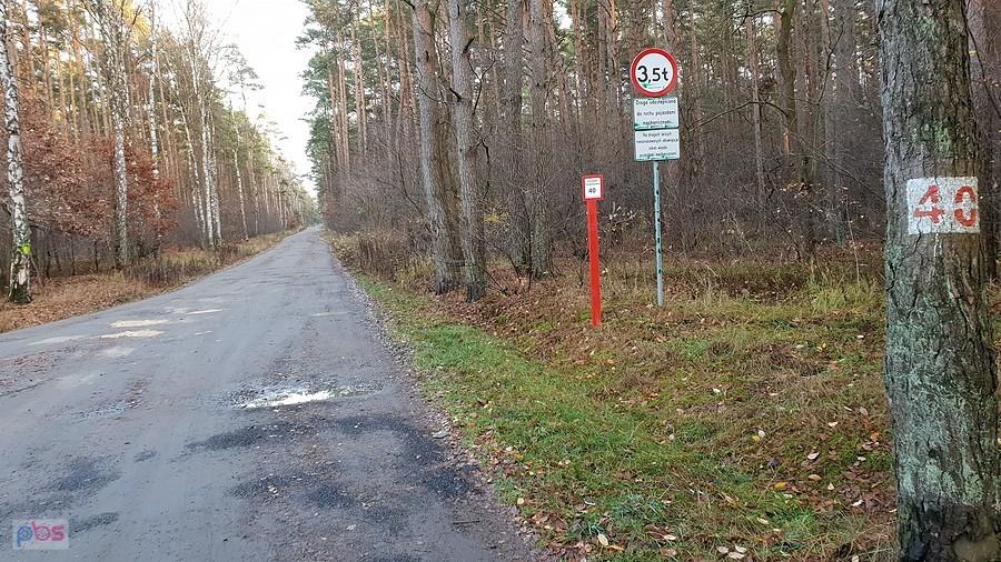 Dojazd Pożarowy 40 ,początek w Wielgowie.