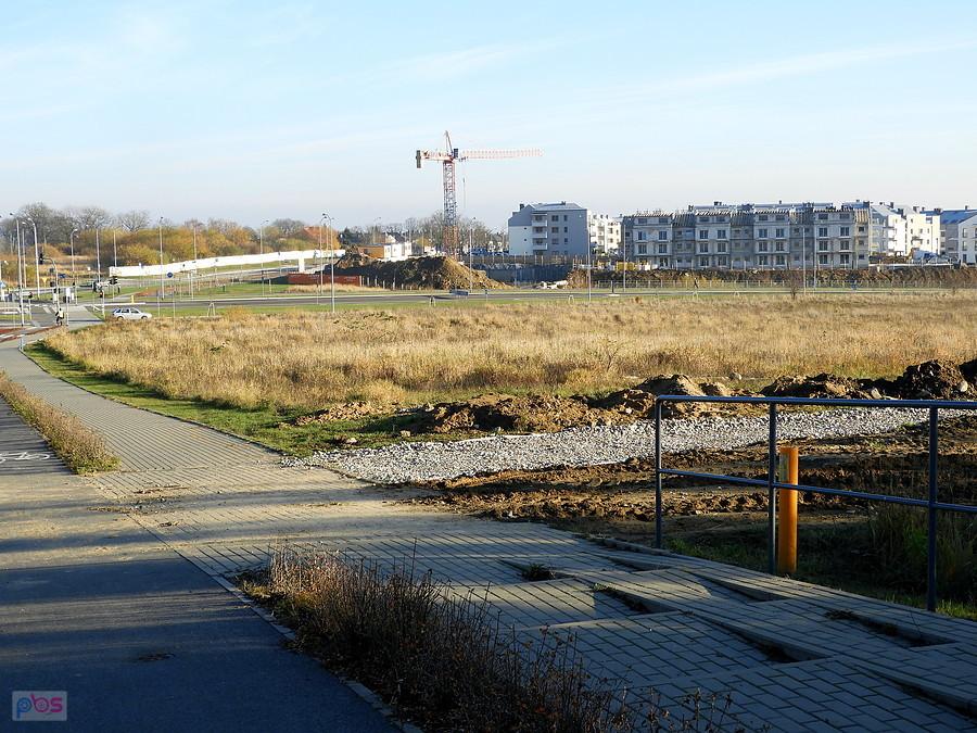 Widok z ulicy Łącznej.