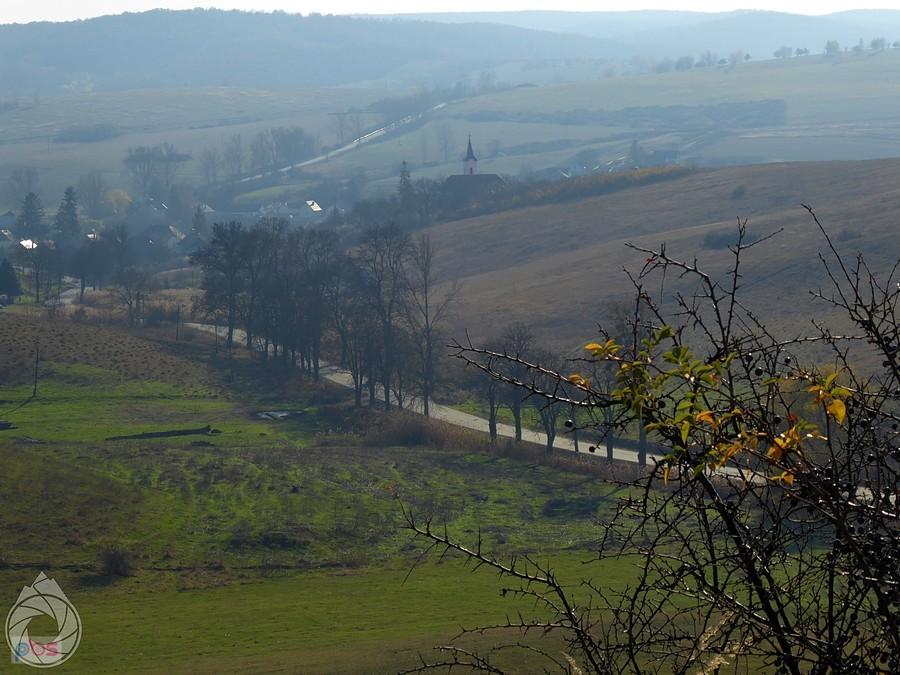 droga w stronę podjazdu pod Aggteleki