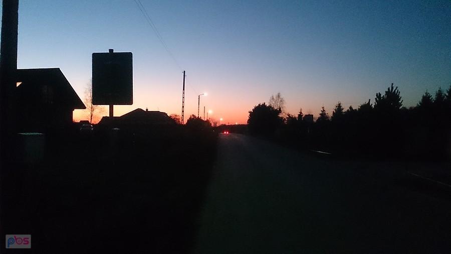 Tuż po zachodzie Słońca