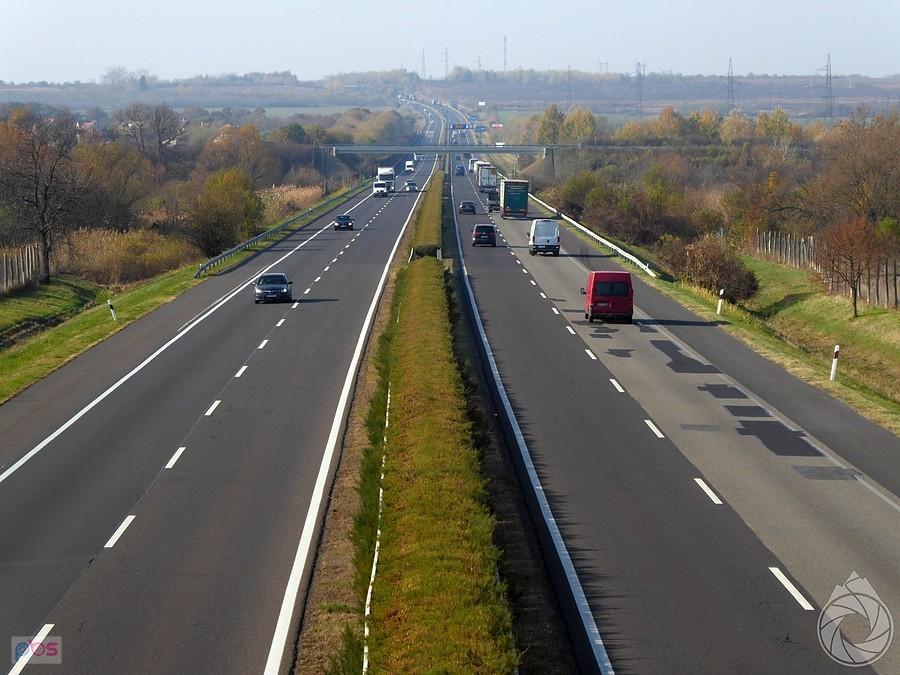 autostrada w stronę Budapesztu