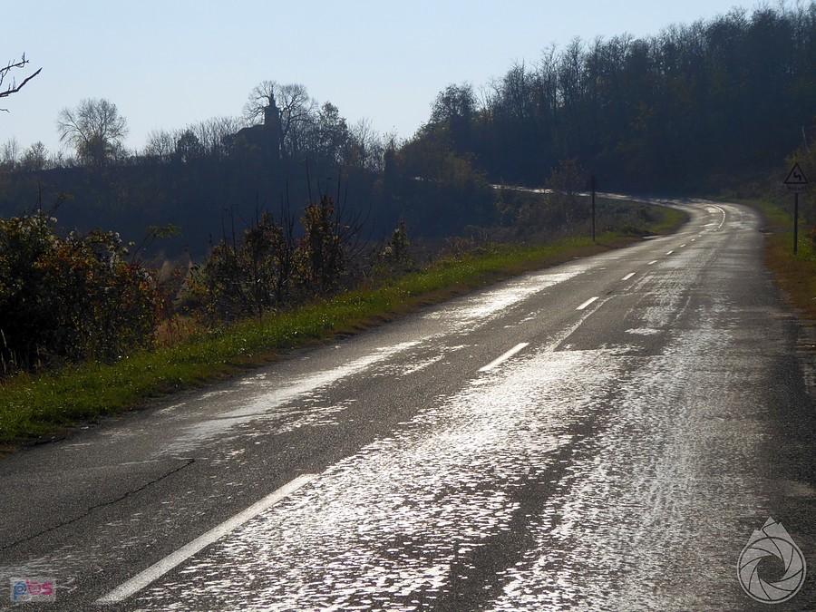 podjazd do kościółka nad Szekszárd