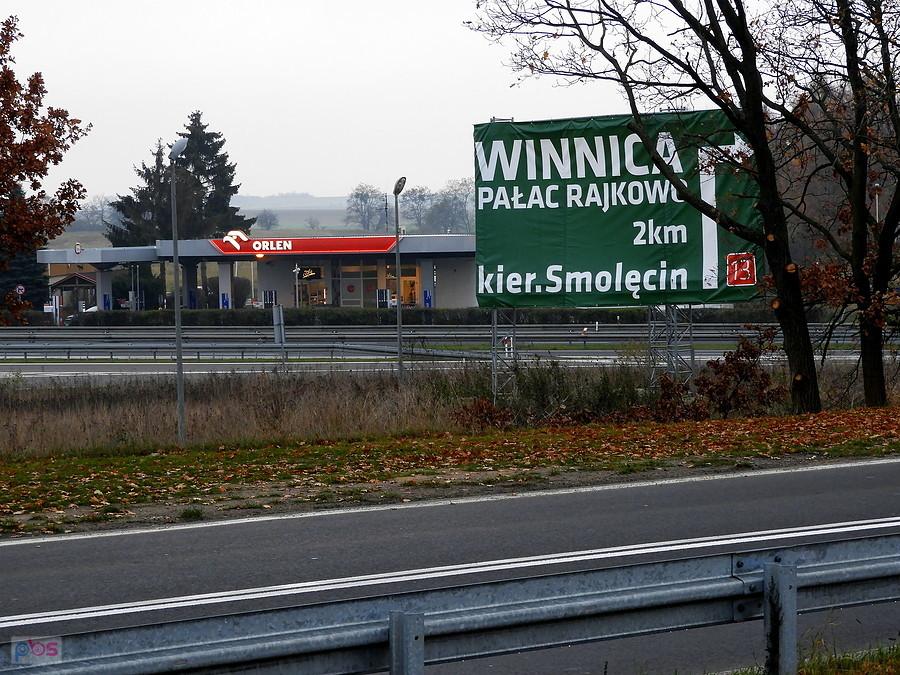 Tuż przed Kołbaskowem.