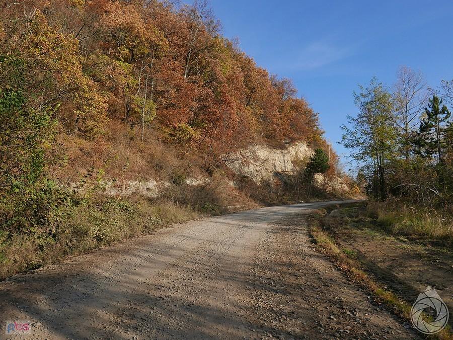 droga do przystanku-stanowiska geologicznego