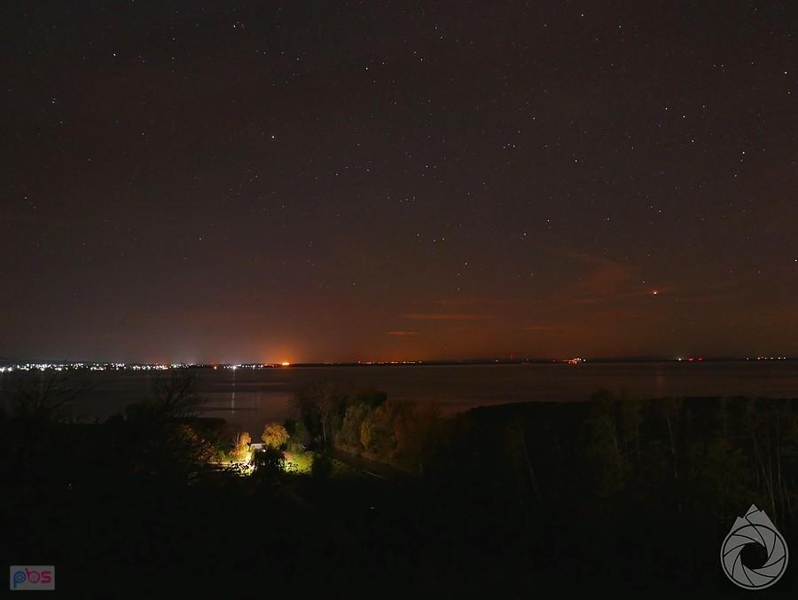 z górki noclegowej nad Balatonem
