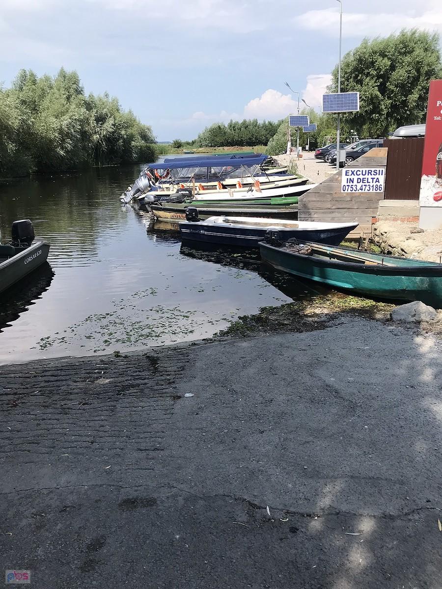 tu kończy się droga i zaczyna wodna delta Dunaju widać niewiele