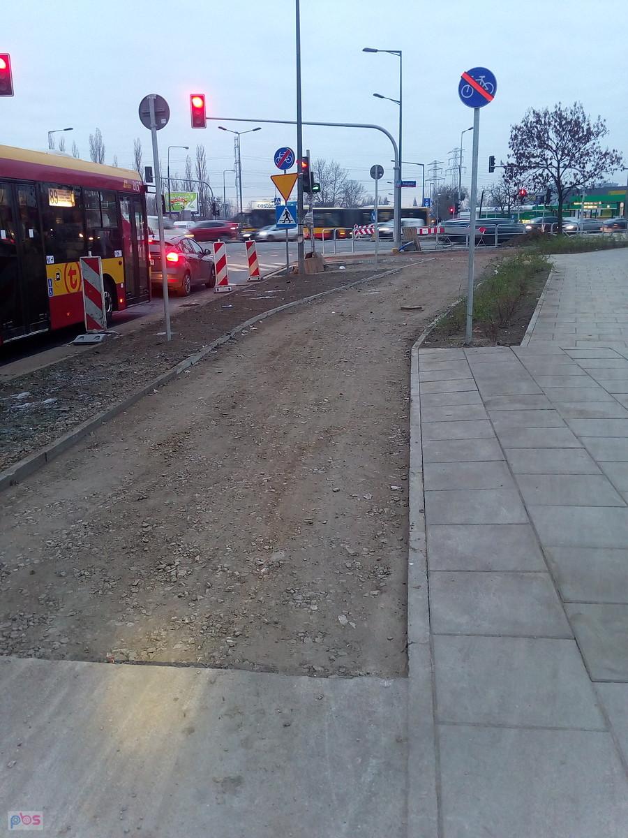Jeszcze tylko asfalt...ale chyba jest trochę za zimno