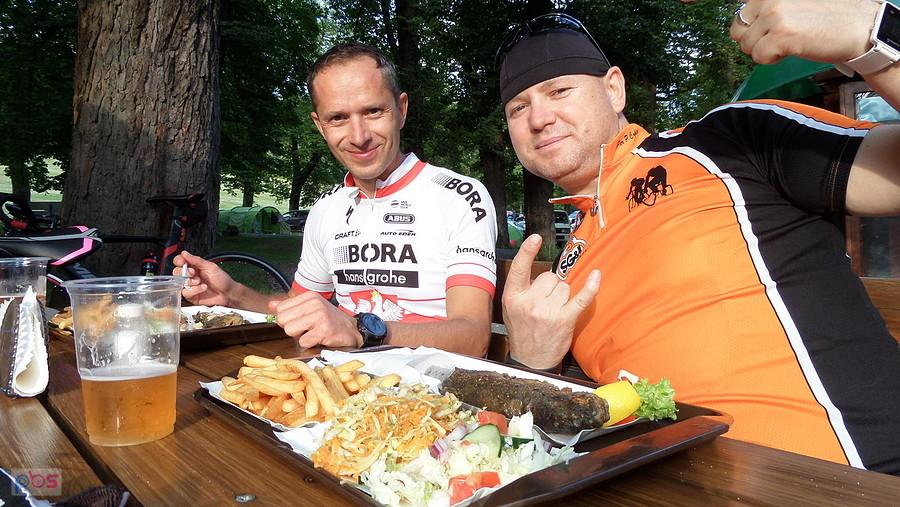 Stawy Biskupie i pstrąg