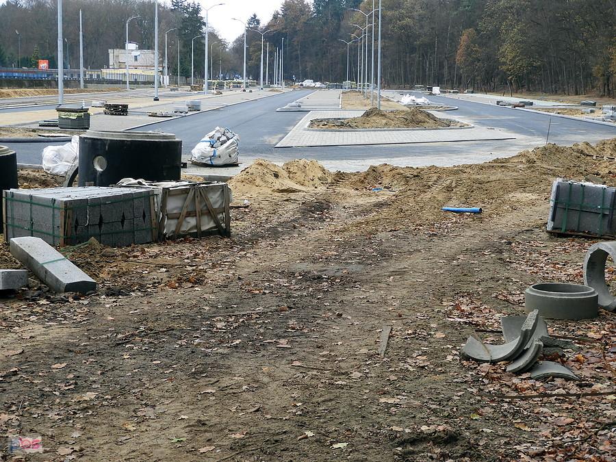 Przebudowa Arkońskiej - stan na dzień 2 grudnia 18 r.