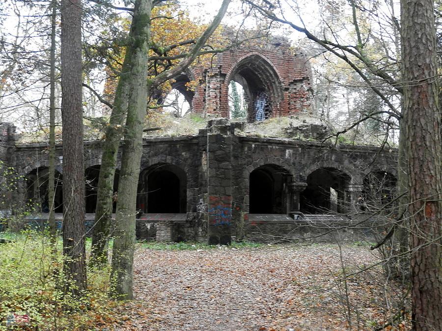 Widok wieży Quistorpa - widok z drugiej strony.