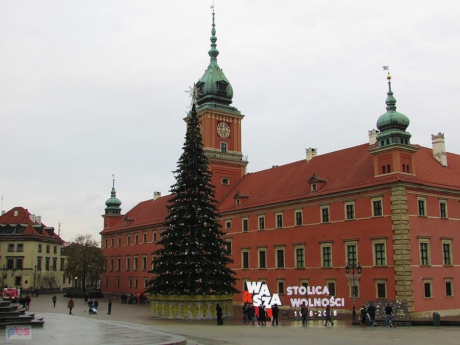 Jest choinka na Zamkowym