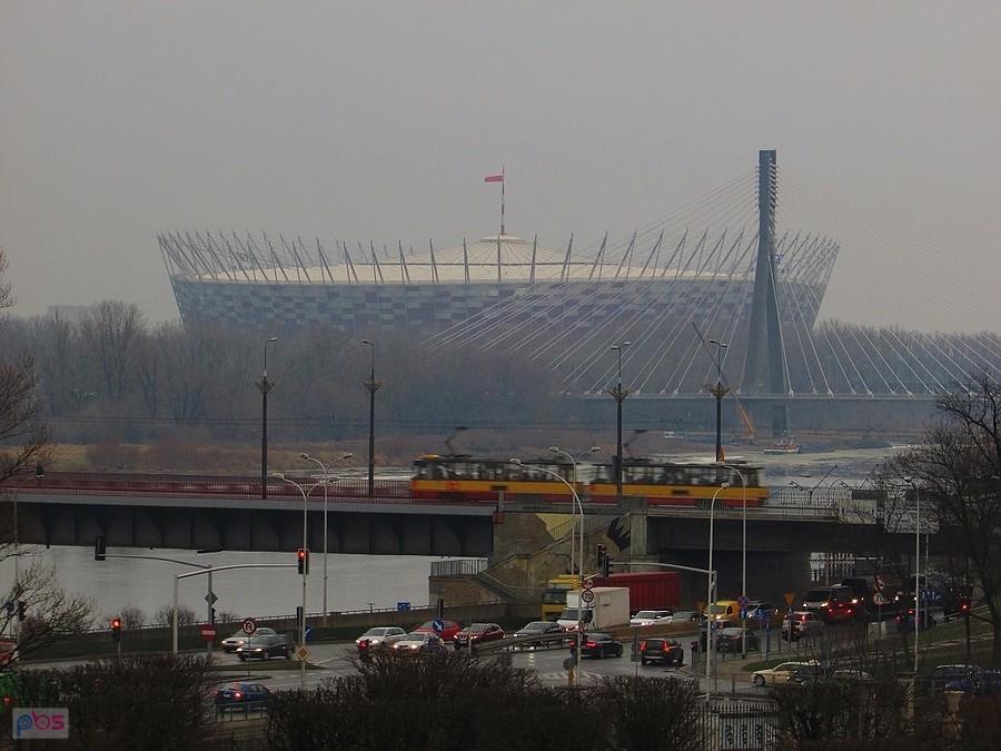 Most Ślasko-Dąbrowski i Stadion Narodowy