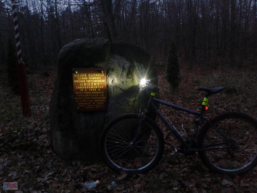 Obelisk na terenie lasu Nadleśnictwa Turek