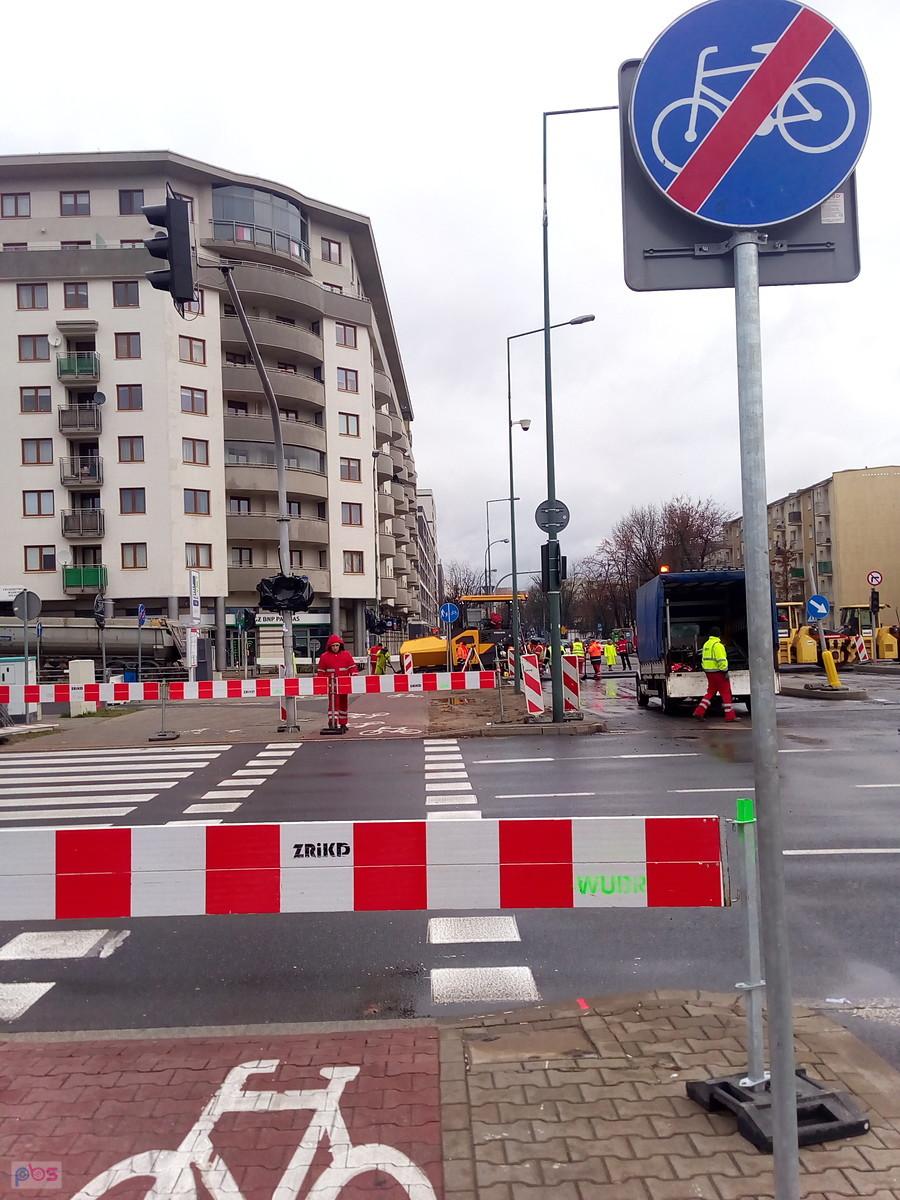 Remont skrzyżowania Kasprowicza z Przy Agorze