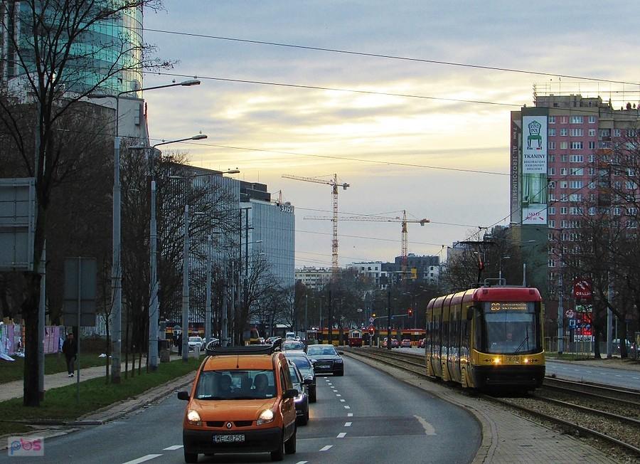 Aleja Solidarności w stronę Kercelaka