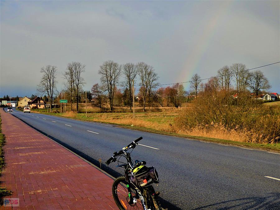 Jesień na rowerze - okolice Tczewa.