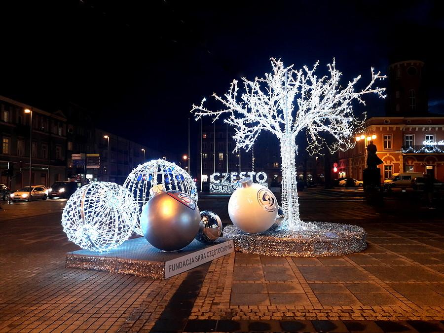 Świąteczna iluminacja Częstochowy III.