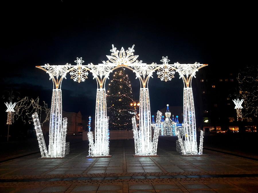 Świąteczna iluminacja Częstochowy IV.