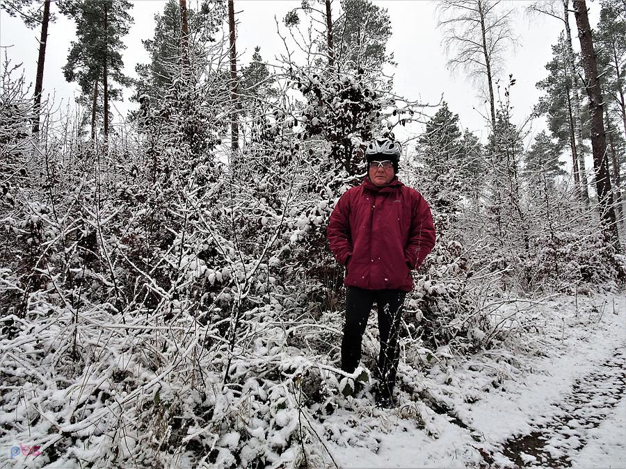 Rowerem po okolicy Tczewa - zimowe klimaty.