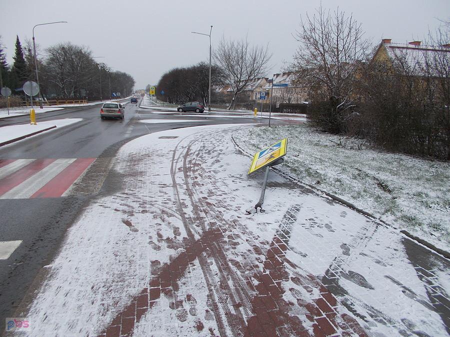Świeże ślady mistrza kierownicy