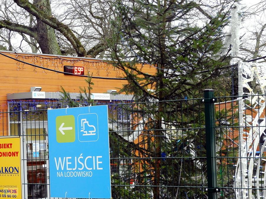 Oto jak było ciepło w Boże Narodzenie - termometr przy Arkonce.