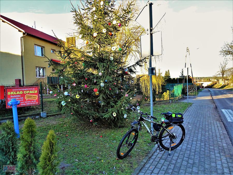 Wycieczka rowerowa. Okolice Tczewa - drugi dzień świąt Bożego Narodzenia.