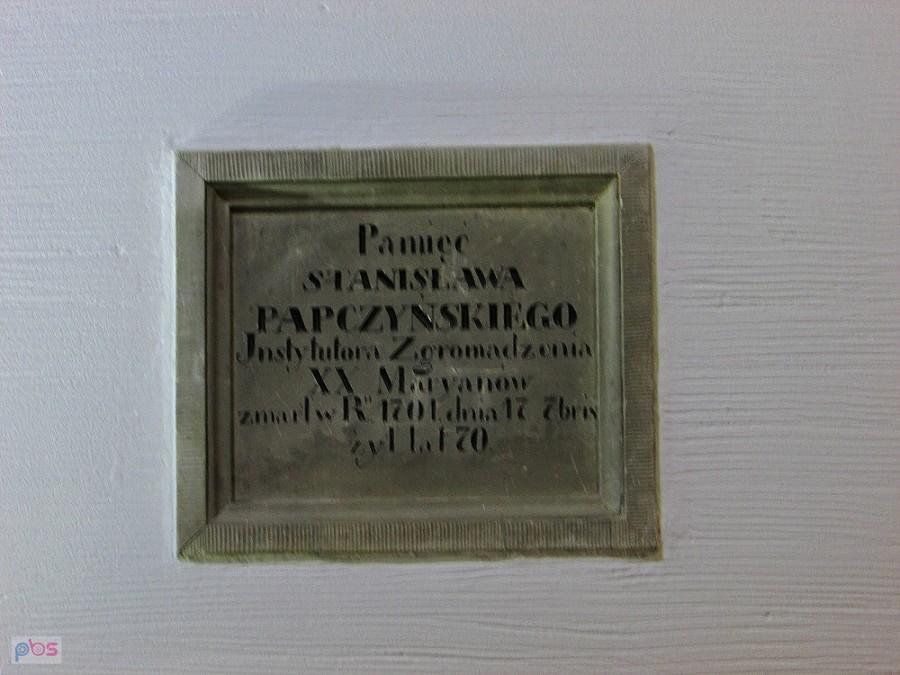 Tablica epitafijna w Wieczerniku