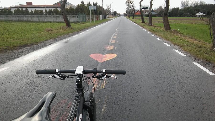 Oryginalny sposób na wyznanie miłości (w Strykowie) :)
