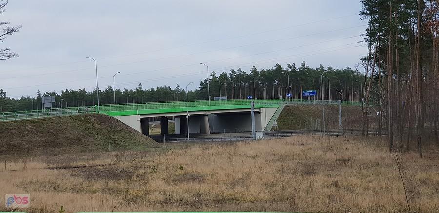Wiadukt nad A6 - węzęł Dąbie