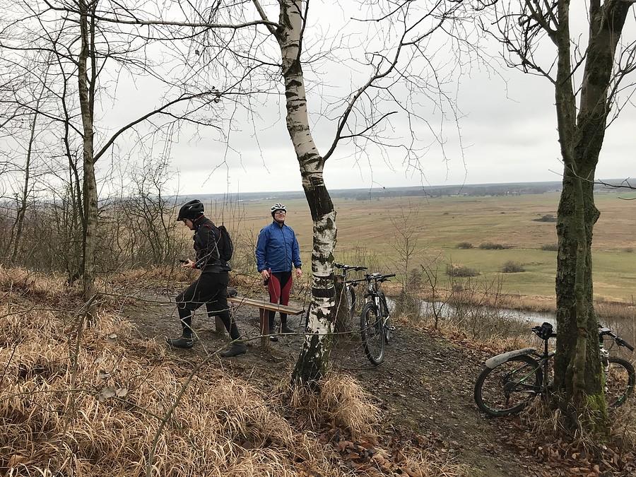 rowerowy Stylwester z piękym widokiem