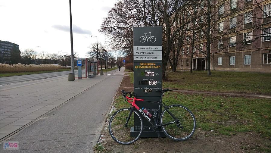 Kontrola licznika rowerzystów