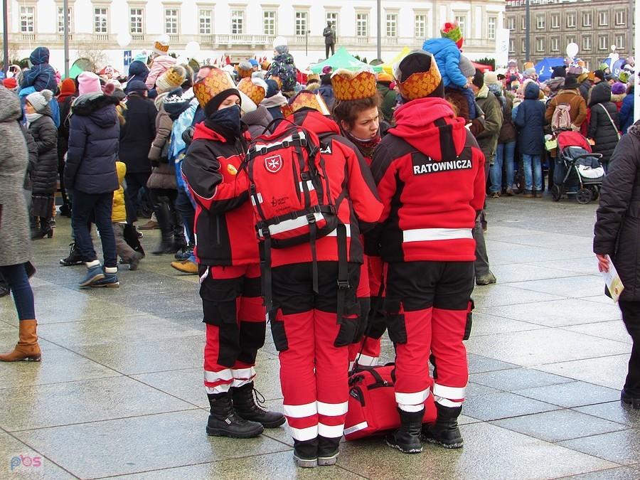 Orszak Trzech Króli - zespół ratowniczek medycznych