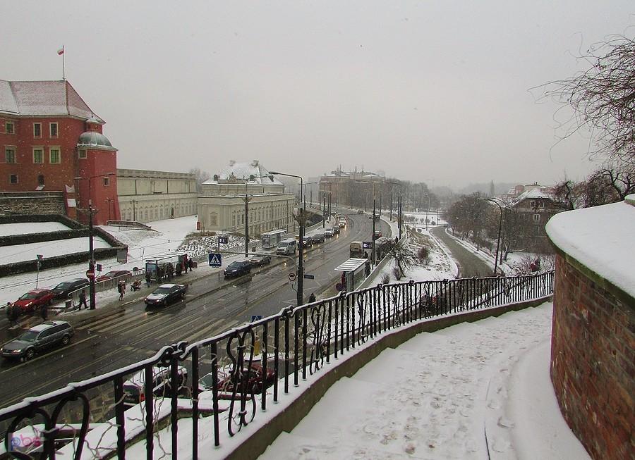 Widok spod kościoła św. Anny