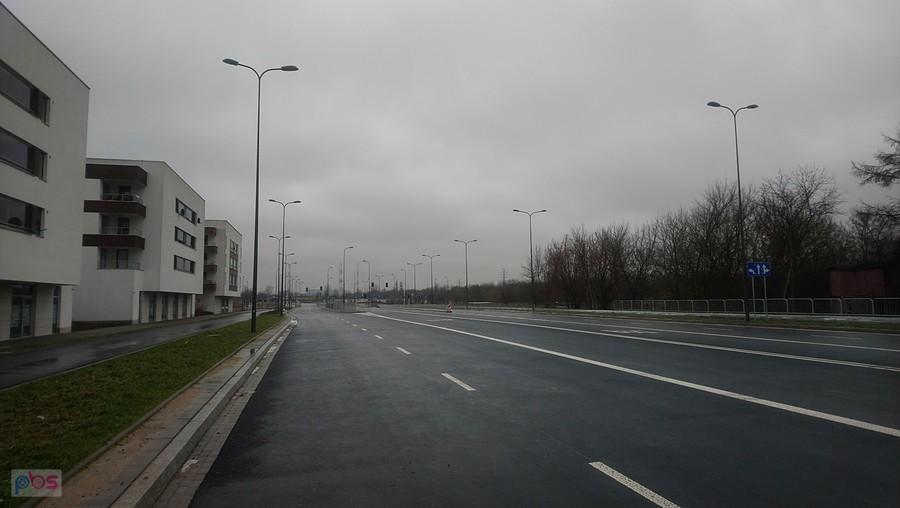 Aleja Polski Walczącej widok w stronę Siekierek