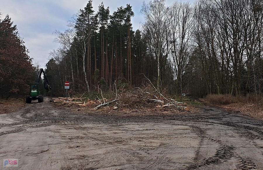 Przygotowania do budowy drogi asfaltowej