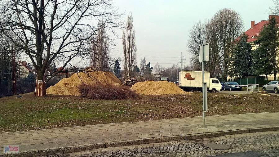 W wielu miejscach trwają prace związane z budową obwodnicy. Tu przy ulicy Zaleskiego.