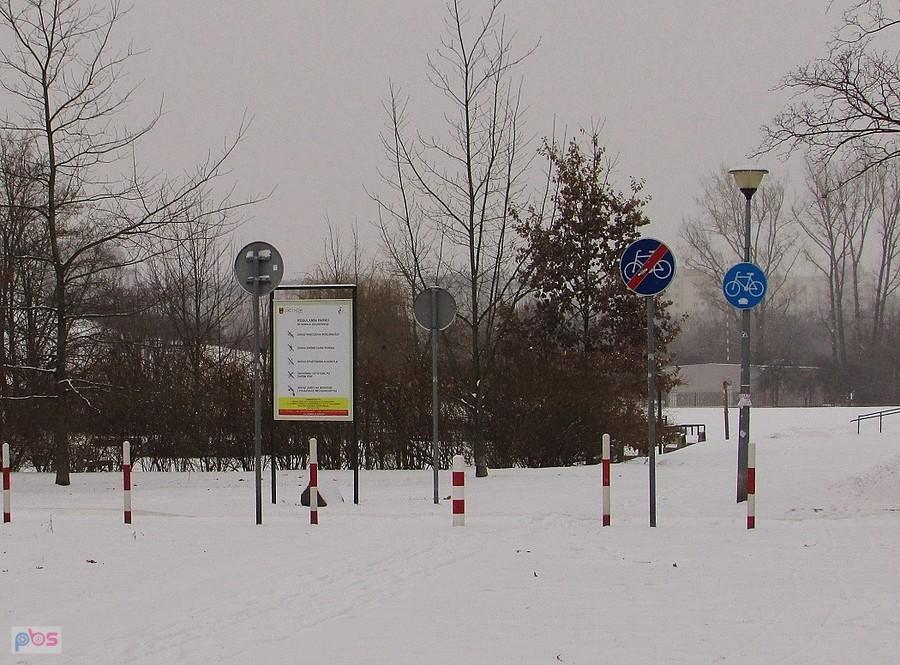 DDR pod Kopą Cwila zasypany śniegiem