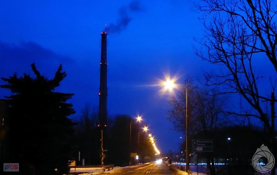 dymiący komin oznacza wjazd do Gorlic