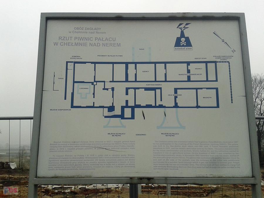 Tablica na terenie muzeum