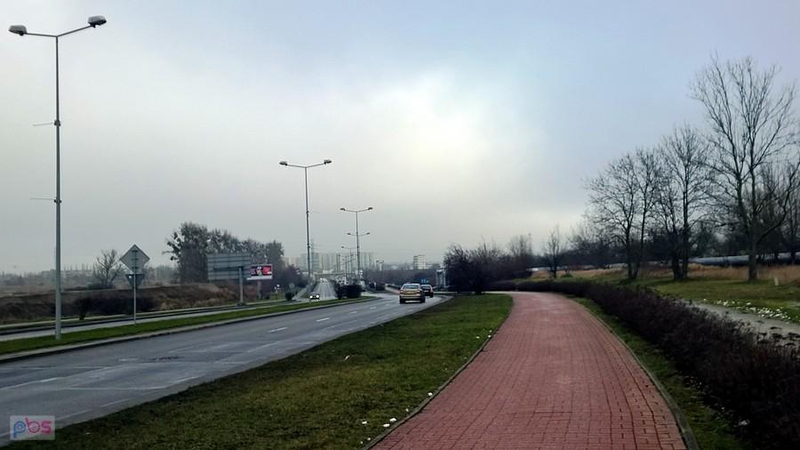 Tradycyjne zdjęcie z Ronda Hakena - mgła już rzednie.