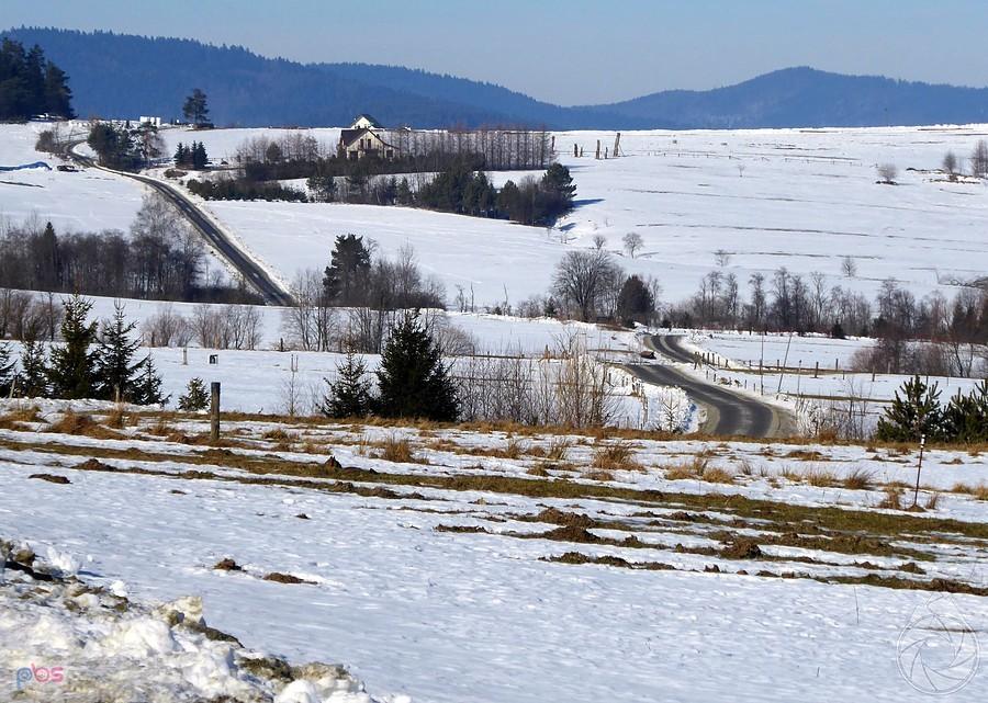 fala bocznej drogi nad Banicę