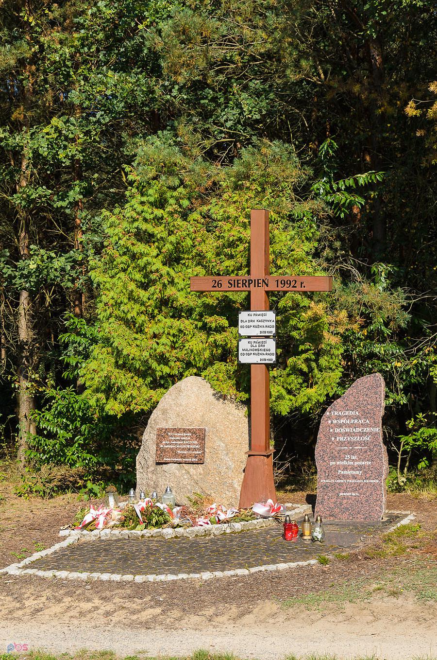 Miejsce pamięci - las Kuźnia Raciborska