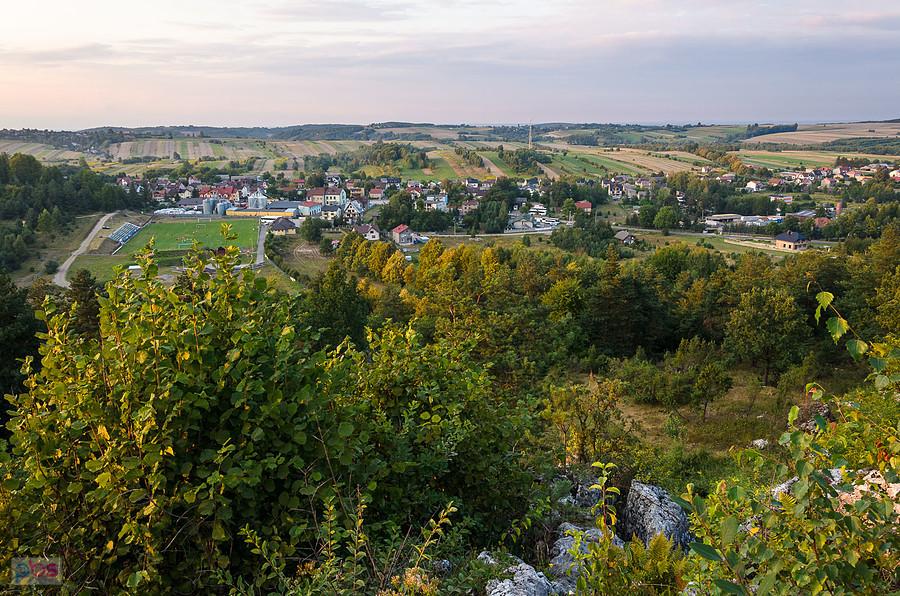 Niegowa - widok ze wzgórza