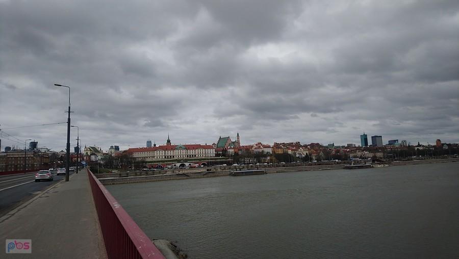 Most Śląsko - Dąbrowski, panorama Starego Miasta