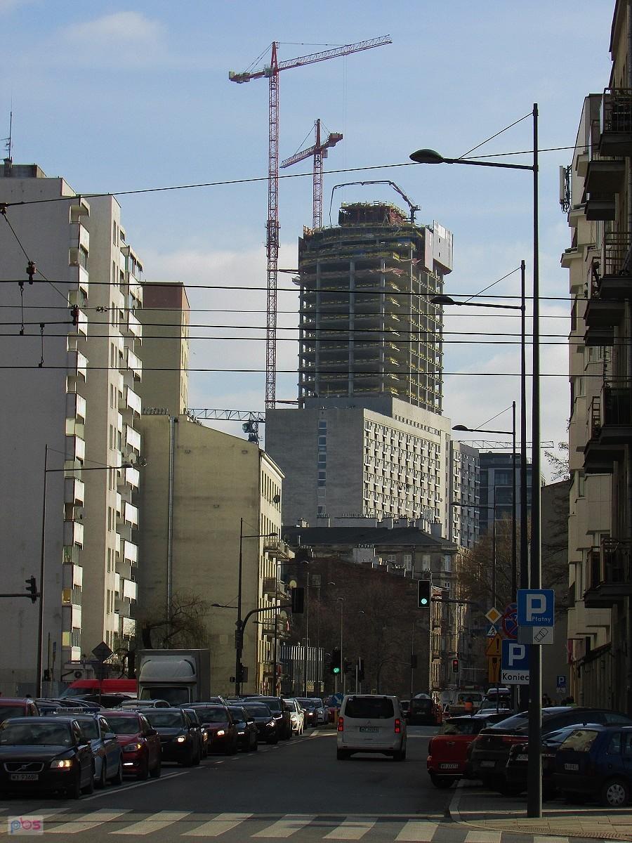 Perspektywa ulicy Żelaznej