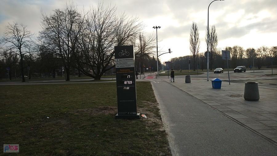 Licznik rowerzystów, dziś byłem osiemnasty