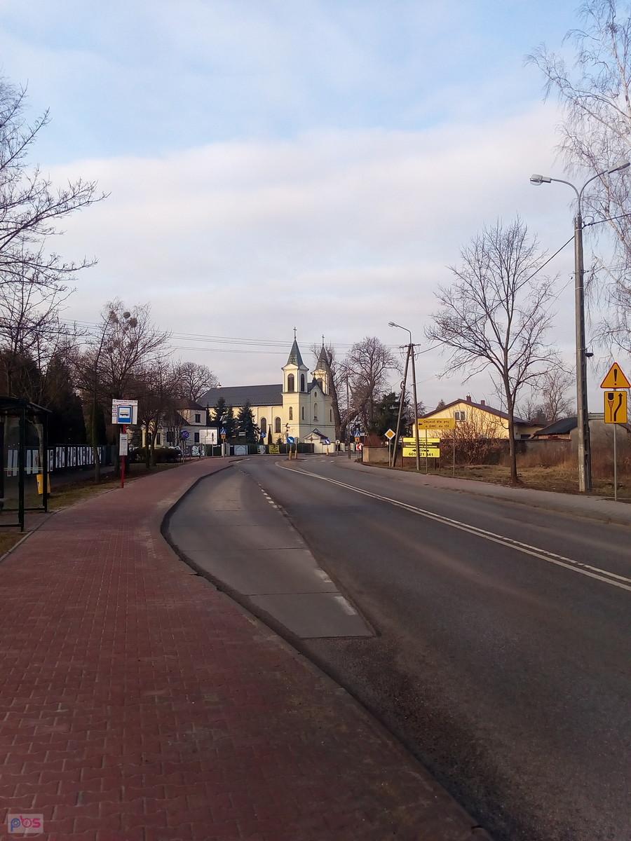 Wjazd do Borzęcina