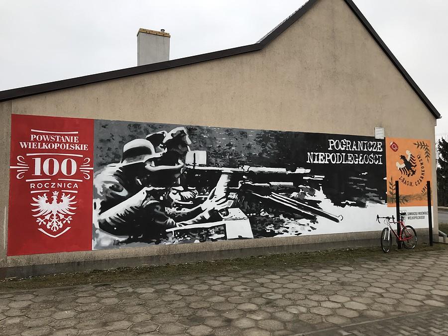 Mural w Romanowie