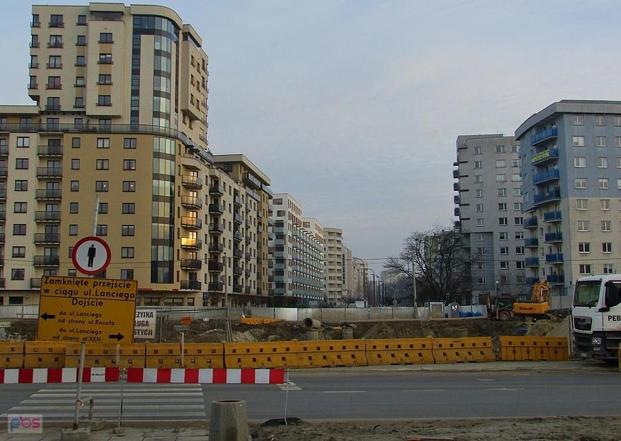 POW na wyskosci ul. Lanciego